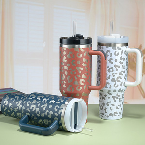 <b>Large</b> Capacity 40 Oz Vacuum Tumbler with Customizable Laser Engraving and Straw Lid for Outdoor Use - Product Image 3