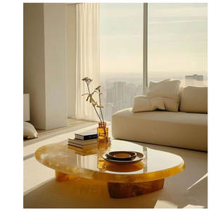 Newstar 2024 <span class=keywords><strong>Table</strong></span> basse de luxe Tables basses minimalistes en marbre <span class=keywords><strong>Table</strong></span> basse carrée en marbre - Product Image 4
