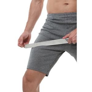 Pantalones Cortos de Seguridad AmpsafeX Modelo 003 HPPE, Protección Anticorte Nivel A, Gris, Personalizables, Nailon PE, Costuras Soldadas Cómodas para el Trabajo - Product Image 2