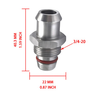 16E844 ชุดเปลี่ยนวาล์วทางเข้าสแตนเลส CNC ชุดซ่อมทางเข้า 3/4-20 เกลียวสำหรับกราโก้แม็กนั่ม X7 X5 B C D ซีรีส์ - Product Image 4
