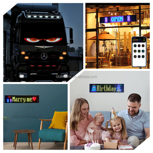 5V/2A lập trình USB <span class=keywords><strong>Cable</strong></span> Car cửa sổ thiết kế miễn phí app điều khiển <span class=keywords><strong>LED</strong></span> ma trận Bảng điều chỉnh mắt cho xe tải - Product Image 6