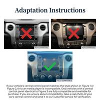 Radio para Auto con Pantalla Vertical de 12.1 Pulgadas (2015-2020) para Toyota Tundra, con Unidad Principal Multimedia Inalámbrica Android Auto y CarPlay