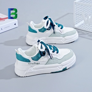 BARCHON Plataforma Patchwork Zapatos casuales <span class=keywords><strong>Tenis</strong></span> Zapatos femeninos Entrenadores de <span class=keywords><strong>mujer</strong></span> Zapatillas gruesas - Product Image 2