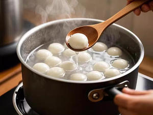 다키아오다오 초콜릿 맛 초콜릿 충전 쌀 접착제 공 초롱 축제를위한 달콤한 만두 - Product Image 5