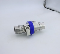 RIGHTPOWER Nouvelles raccordements à double verrouillage VC88-25 pour le refroidissement liquide des centres de données, remplacement du FD83, matériau SS304, 12 bars