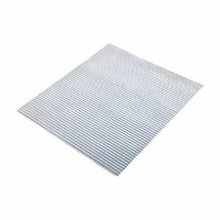 Plaque acrylique côtelée colorée 3mm 4mm 5mm, panneau acrylique PMMA cannelé pour la décoration