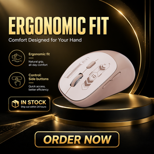 Manufacturer Rechargeable Ergonomic <b>Mouse</b> Souris Raton Maus <b>Bluetooth</b> Wireless <b>Mouse</b> with Adjustable DPI - Product Image 1