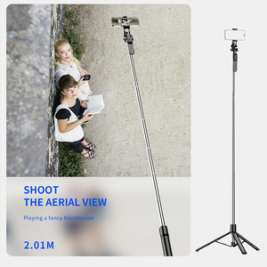 Trépied multifonctionnel C07 2,01 m super long, équilibré et stable, pour prise de vue, réglage multi-angle, bâton à <span class=keywords><strong>selfie</strong></span> - Product Image 3