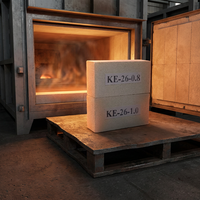 Brique isolante en mullite JM23 1260 ° Four tunnel C pour projets de grande envergure - CCS≥1.2MPa et faible stockage de chaleur