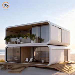 Maison en conteneur préfabriquée Hôtel résidentiel Cabine Apple Panneau sandwich Installation rapide en acier Conception moderne - Product Image 6