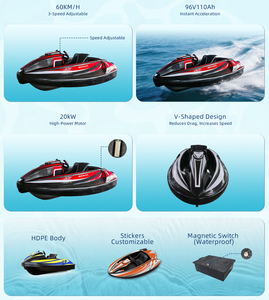 Nouveau modèle 2026 : Kart aquatique électrique 50 km/h pour adultes, bateau de <span class=keywords><strong>karting</strong></span> commercial de haute qualité, bateau de drift personnalisable selon les besoins - Product Image 4