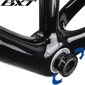 BXT MTB bicicleta de carretera BSA soporte inferior 24mm TIPO ROSCADO 68-73mm rodamiento sellado de aluminio <span class=keywords><strong>hueco</strong></span> integrado <span class=keywords><strong>eje</strong></span> de bicicleta piezas BSA - Product Image 5