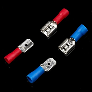 Kit de bornes à pression à froid comprenant des bornes isolées mâles et femelles, des bornes fourche et à anneau, et des manchons isolants - Product Image 2