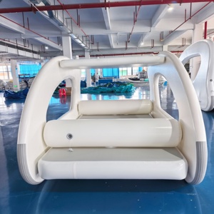 Yacht gonflable de divertissement de prix usine péniche <span class=keywords><strong>bateau</strong></span> de loisirs gonflable fait sur commande extérieur - Product Image 3