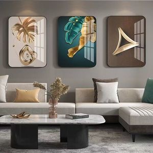 <span class=keywords><strong>Cuadro</strong></span> de Cristal Moderno y Lujoso con Diamantes, Decoración para Restaurantes, Pósteres, Impresiones de Arte Mural, Pintura de Cristal, Decoración de Pared para el Hogar, Lujo - Product Image 1