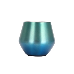 Elegante Copa de Vino sin Tallo de Acero Inoxidable de 14 oz - Vaso Moderno para Champán, Logotipo Personalizado Disponible - Product Image 3