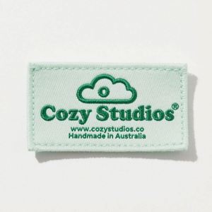 Hot Sale Custom Eco-Friendly Satin Woven <b>Labels</b> for Clothing with Custom Logo and Center Fold Design - Product Image 2