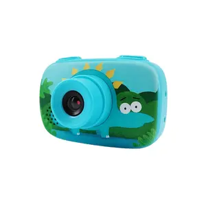 חדש זול Cartoon צעצועי דיגיטלי וידאו ילדי Tablet PC הכפול עדשת HD ילדים ורוד חתול דינוזאור פוקס ילדי של מצלמות