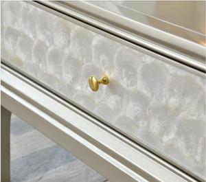 โต๊ะน้ำชาไม้เนื้อแข็งสไตล์อเมริกันและฝรั่งเศส โต๊ะกาแฟหรูหรา โต๊ะวางทีวีสำหรับห้องนั่งเล่นพร้อมที่เก็บของ - Product Image 4