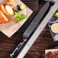 Couteau de cuisine japonais multifonctionnel à motif Damas, ambidextre, haute dureté, en acier inoxydable, pour la maison