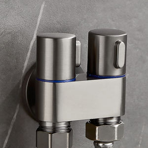 Douche hygiénique pour salle de bain, bidet, pomme de douche, robinet à double sortie, ensembles de robinets d'angle, accessoires de salle de bain, siège de toilette bidet - Product Image 3