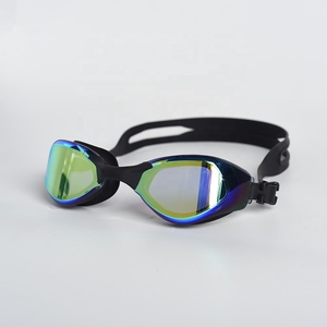 <span class=keywords><strong>Gafas</strong></span> de Natación Ergonómicas con Protección Ocular, Unisex, Lentes Espejadas Antivaho, para Entrenamiento - Product Image 1
