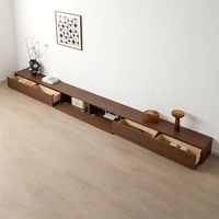 Meuble TV en bois de style nordique moderne et simple, luxe léger, pour petit appartement, salon, meuble TV de style campagnard