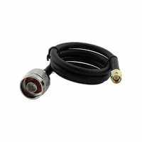 Câble RF coaxial pigtail LMR 400 N mâle vers SMA mâle 1 mètre