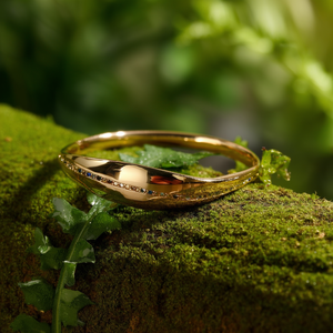 Fashion <b>Bangle</b> 316L Stainless Steel PVD Gold Plating Resistant Sustainable Jewelry Accessory - Product Image 3
