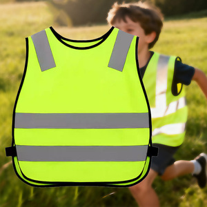 Highlighting Elastic Waistband Kid Safety Vest Reflective Vest <strong>for</strong> Kids - Product Image 1