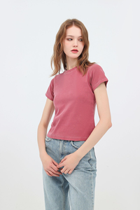 T-shirt rétro en pur coton pour femmes de <span class=keywords><strong>style</strong></span> sexy - Product Image 2