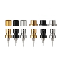 FEA pompa semprot parfum, pompa semprot parfum profil rendah 0.08ml 0.12ml 0.2ml 0.4ml 13mm 15mm 18mm 20mm