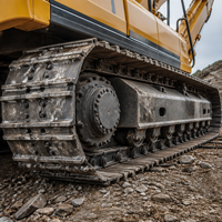 Excavator Mini Sany 215 Bekas (Refurbished) 21,5 Ton Mesin Mitsubishi 114KW Jam Kerja Rendah Crawler Digger