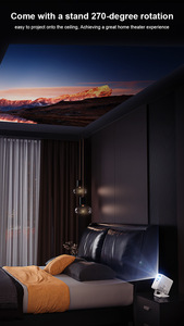 Yinzam Hy600 Mini 1080P HD LED Thông Minh Máy Chiếu Android 13 Wifi Tự Động Lấy Nét Tương Tác Được Xây Dựng Trong Loa Có Thể Bỏ Túi Xách Tay Chúng Tôi - Product Image 5