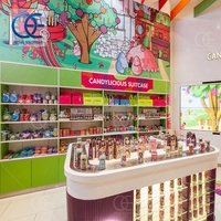 Comptoir de confiserie personnalisé, design de kiosque de centre commercial, meubles de magasin de bonbons, comptoir d'exposition de confiseries