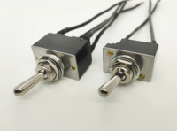 Interrupteur à bascule DPDT 6 broches Renew RT-S6-22B 6A 250 VAC, bornes à vis, matériau métallique, configuration marche-marche, IP40, certifié CE/CQC