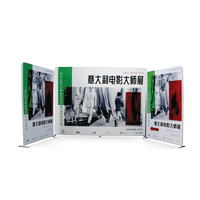 Stand d'exposition portable en tissu tendu, stand pop-up pour salon professionnel, 10x10