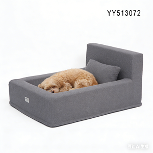 Cama Redonda para Perro YANGYANGPET de Lujo, Diseño de Dibujos Animados, Terciopelo Sólido, Cómoda, Extraíble, Lavable, para Todas las Estaciones - Product Image 4