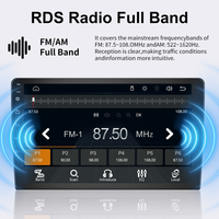 Radio para Auto de 7 Pulgadas con GPS, Pantalla de Navegación, Carplay Inalámbrico, Bluetooth, Audio, Mirror Link, Seguridad en la Conducción, Manos Libres, Fácil Instalación, MP5
