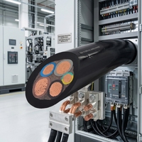 Câble en cuivre robuste YCW avec isolation en caoutchouc 450/750V pour la construction, les grues à tour, les machines de levage et les systèmes de distribution d'énergie