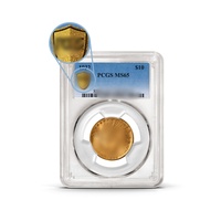 Boîtier de protection de sécurité pour pièces de monnaie PCGS Gold Shield avec NFC anti-contrefaçon