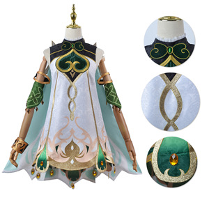 ชุดคอสเพลย์นาฮิดะจากเกม <span class=keywords><strong>Genshin</strong></span> <span class=keywords><strong>Impact</strong></span> ชุดเลเซอร์ลอร์ด คูซานาลี ครบเซ็ต ประกอบด้วยชุดเดรส หู วิกผม ชุดสำหรับเล่นบทบาทสมมติ งานแสดงการ์ตูน - Product Image 3