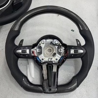 Volant en cuir carbone 100% pour BMW F10 F11 F20 F12 F21 F30 F31 F32 F34 F80 F46 F40 E90 M3 M5 Series - Vente chaude