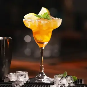 SUNYO prix usine longue tige clair grandes tasses à margarita Cocktail Unique verres à martini verre à margarita pour bar et club