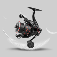 Reel Pancing LINNHUE Carp GS2000-7000 Metal Single Double Grip 8-10KG Max Drag Spinning Reel