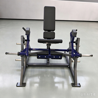 Machine de musculation professionnelle à charge par plaques pour soulevé de cuisse assis et extension de jambe, idéale pour la musculation et les centres de fitness