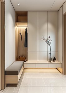 Meuble à chaussures d'intérieur fonctionnel et personnalisé, grand rangement pour le tri et l'affichage des chaussures quotidiennes de la famille - Product Image 2