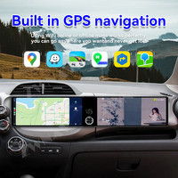 ZWNAV Double écran 12,3 pouces sans fil Carplay Android Auto pour Honda Fit 2008-2013 Radio multimédia Android Lecteur DVD de voiture Écran tactile