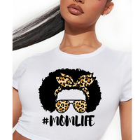 Fourniture en gros personnalisée de motifs prêts à thermocoller pour la Fête des Mères, motifs pour t-shirts, motifs pour maman, transferts thermiques MAMA, patchs thermocollants