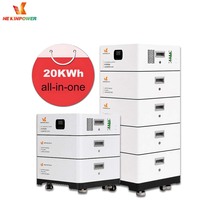 Batterie au lithium 20 kWh pour système solaire - Batterie de stockage photovoltaïque à montage mural